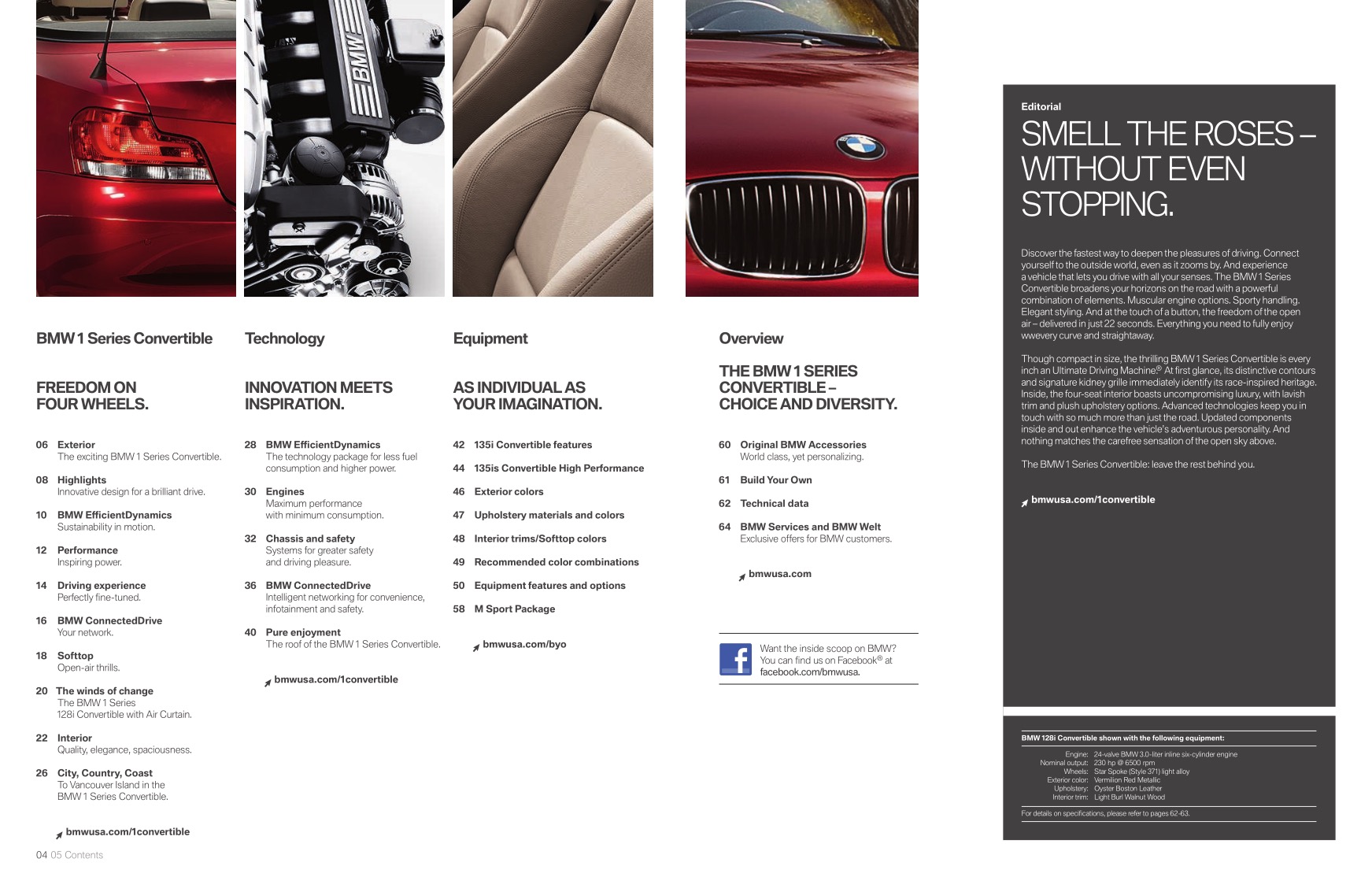2013 BMW 1-Series Convertible Brochure Page 17